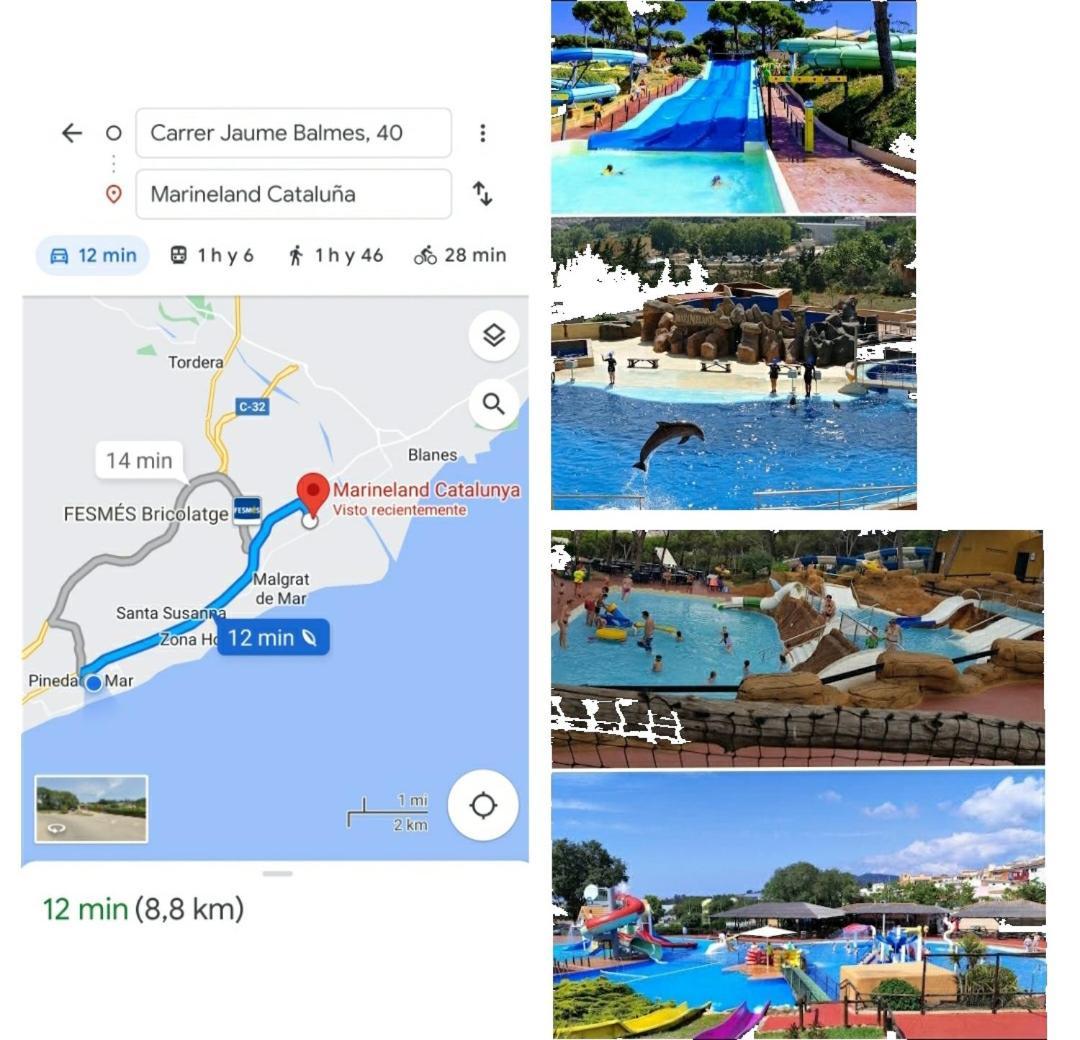 Apartamento En La Costa Del Maresme Пинеда де Мар Екстериор снимка